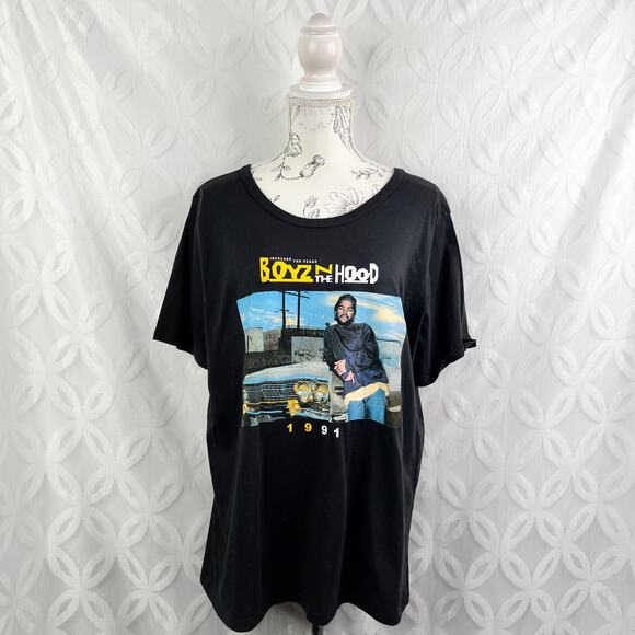 Bioworld Boyz In The Hood Ice Cube Black Tee NWOT Size 2X - Picture 3 of 6